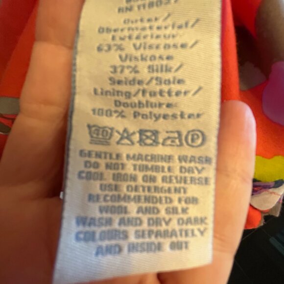 Boden Silk Dress Size 6 - Picture 6 of 6